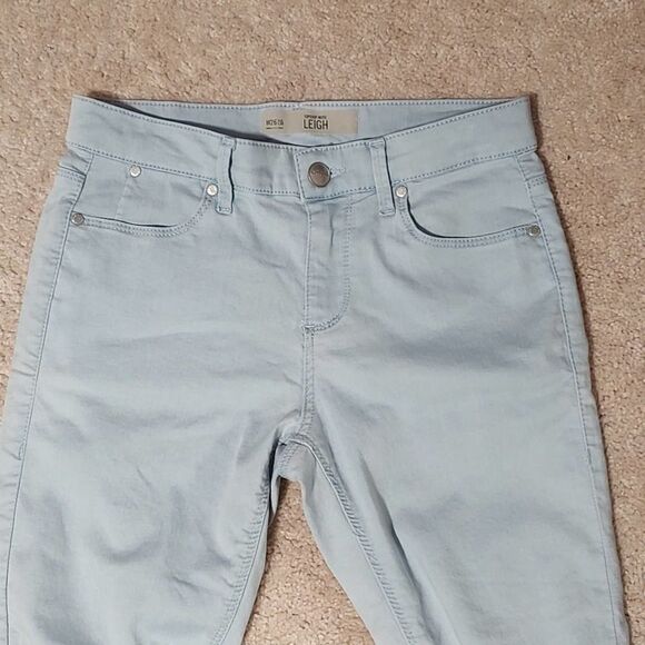 Topshop Moto Leigh Light Blue Jeans Size 26 - Picture 4 of 8